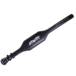 Пояс атлетический SU-303 6 дюймов, кожа, черный STARFIT