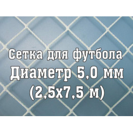 Сетка футбольная профессиональная 5,0 мм