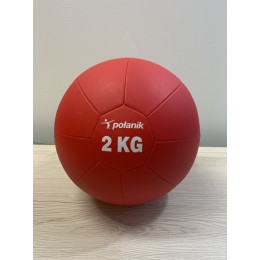 Медицинбол 2 кг, искусственная кожа