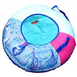 Сноутьюб V76 с Дизайнерским рисунком CITY GIRL-2 Диаметр чехла - 107 см